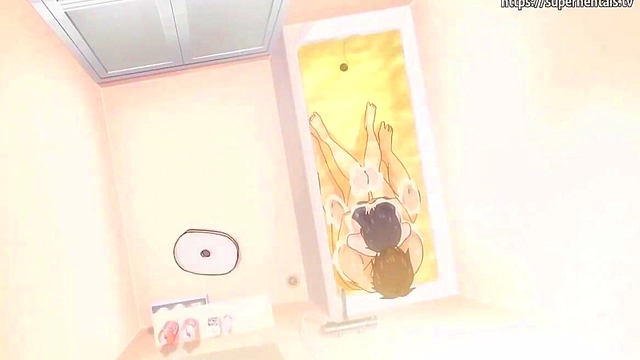 Anime Sister Gets Big-Cock Blonde Blowjob & Squirt Creampie Fantasy