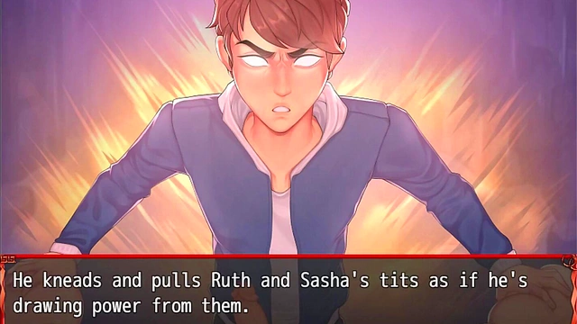 Busty Varesa Gets Animated Cum Sandwich In Genshin Impact Blowjob Fest