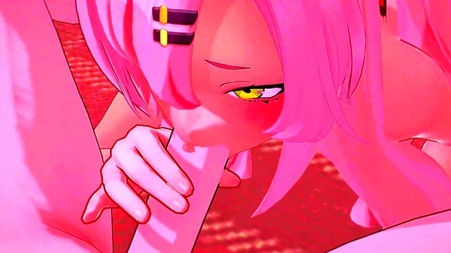 Nighttime Boss Seduces Hot Anime Maid For Passionate Intercourse Fantasies