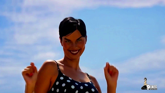 Virtual VTuber Dancing Eroticly in VR180 MMD for Your Pleasure