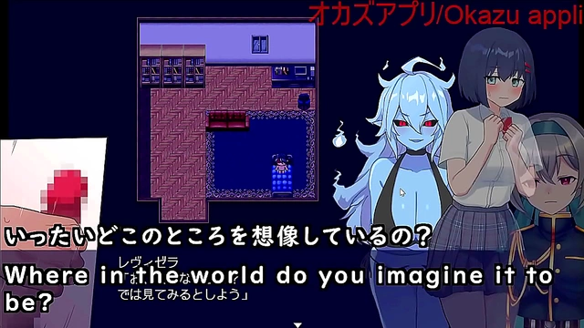 Blonde Anime Babe Gets Fucked By Redhead's Giant Dick In The Library