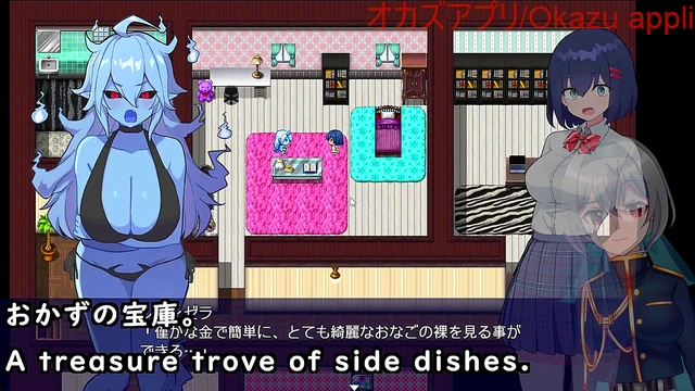 Blonde Anime Babe Gets Fucked By Redhead's Giant Dick In The Library