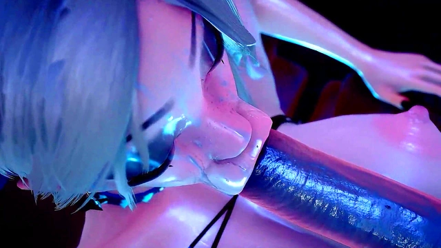 Realistic Anime Wife Deepthroats Big Dick for Cheating Sex Scene Thrills