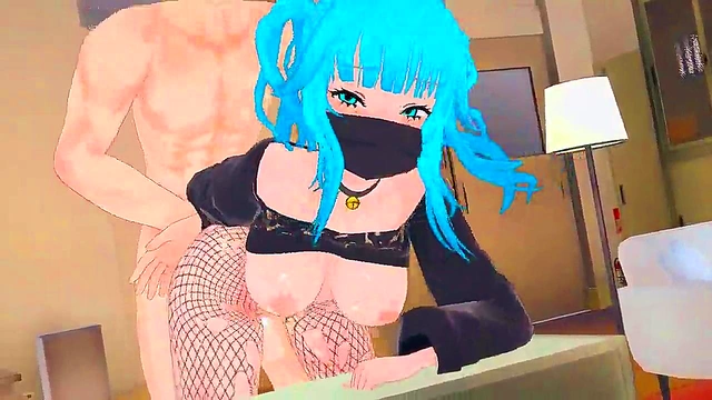 Blonde Futanari Maid Seduces Redhead Mistress for Steamy Lesbian Threesome Orgasm