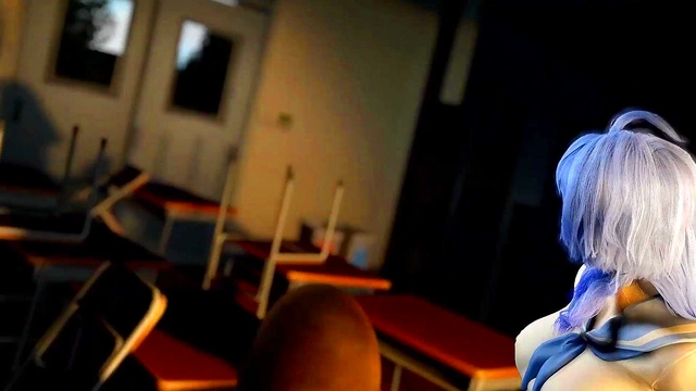 Seductive Anime Maid Satisfies Her Step-Siblings With Oral Pleasure