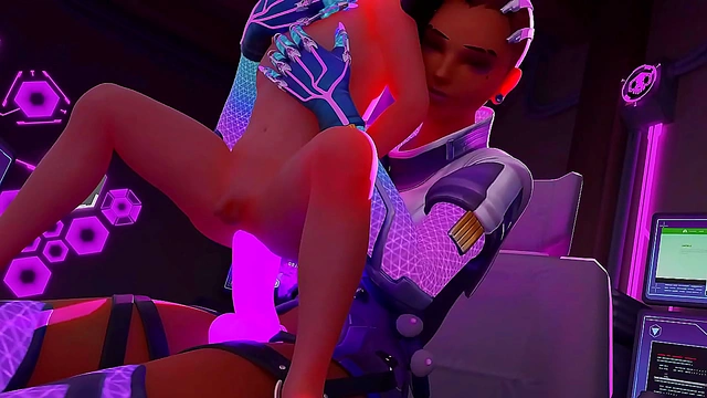 Giant Space Waifu's Busty Adventures in Sexy Outfits for Your Pleasure