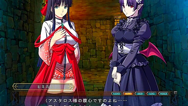 Touhou's Remilia Fucks Marisa Futanari Style for Hot Game Anime Sex Scene