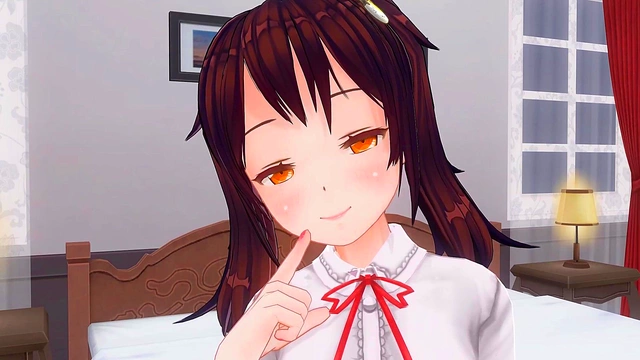 Redhead Futanari Sucks Dick Then Gets Fucked Doggy Style by Big-Tit Succubus Teacher