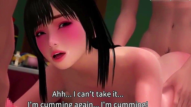 Blonde Futanari in Uniform Gives Hardcore Anal Sex Doggy Style Fantasies Come True