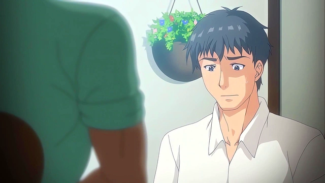 Sexy Blue Sky Anime Girl Gives Hot Blowjob & Gets Facial Cumshot Action!