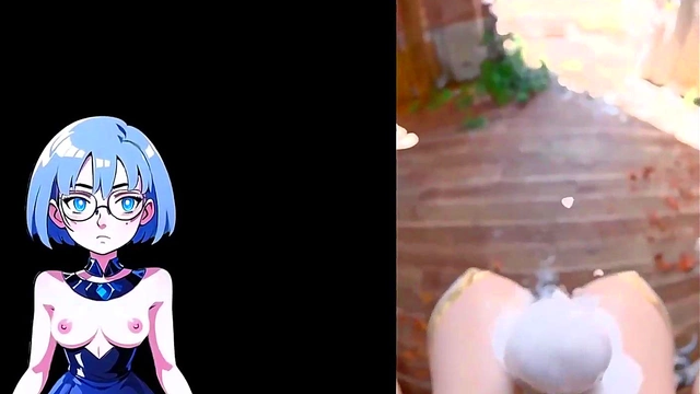 Seductive Anime Babe Gets Anal Pounded Then Drinks Her Own Hot Load