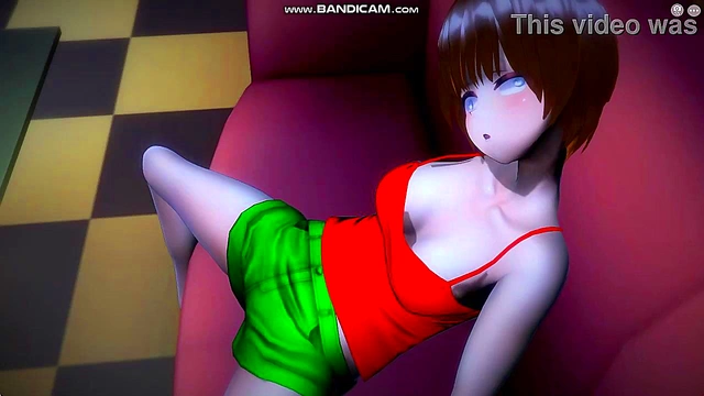 Green-Haired Fubuki Gets Pounded Hard By Big-Dicked Milf Daddy For Real Orgasm Squirt