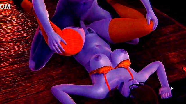 Warrior Kirsten Gets Hardcore Anime Action With Her Handsome Beast Partner