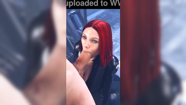 Busty Anime Babe Gets Pounded Hard & Squirts During Facial Blowjob Orgy