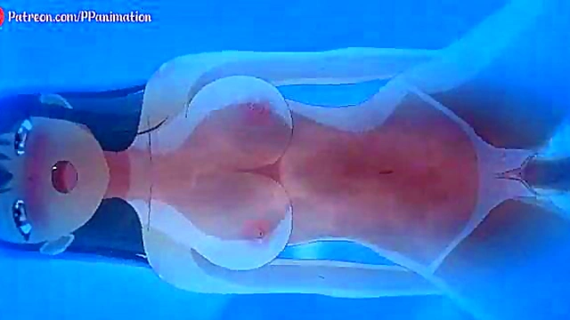 Seductive Bride Gets Hardcore 3D Anime Sex With Game Character's Monster Cock