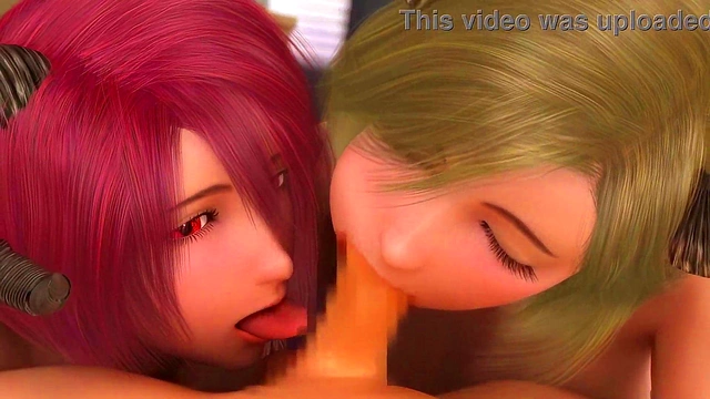 Xmas Temptation Busty Anime Wife Gets Seduced By Nei or's Monster Dick!