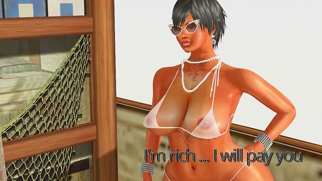 Cute Maid Gets Sexy Japanese Game Action With Big Boobs Titfuck