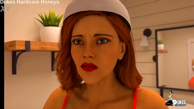 Busty Rias Surprises With Ecchi Anime Sex Fantasies in Hot 3D Action