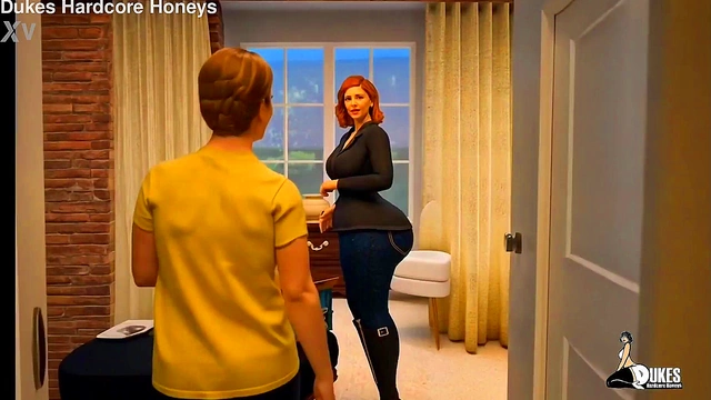 Busty Rias Surprises With Ecchi Anime Sex Fantasies in Hot 3D Action