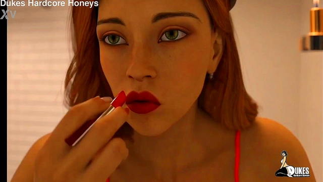 Busty Rias Surprises With Ecchi Anime Sex Fantasies in Hot 3D Action