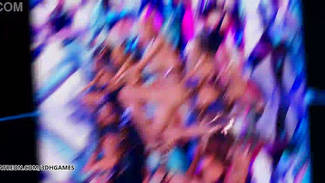 Blonde Uruha Rushia Bound & Fucked Hard for Intense BDSM Orgasm Scene in Anime Fantasy