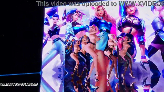 Blonde Uruha Rushia Bound & Fucked Hard for Intense BDSM Orgasm Scene in Anime Fantasy