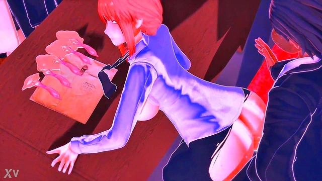 Starfire Sucks Raven's Big Dick for Facial Cumshot in Anime Sex Adventure Fantasy