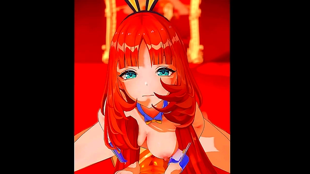 Cheating Cosplay Slut Gets Anime Cocksucked By Giant Dick For Hardcore 3D Orgasm