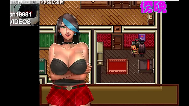 Scarlet Black Widow Sucks Game Dick On Casting Couch & Cums Hard