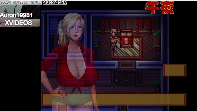 Scarlet Black Widow Sucks Game Dick On Casting Couch & Cums Hard