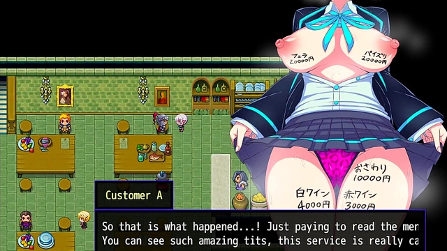 Secret Night Pleasure Busty Anime Babe Gets Caught Masturbating by Stranger