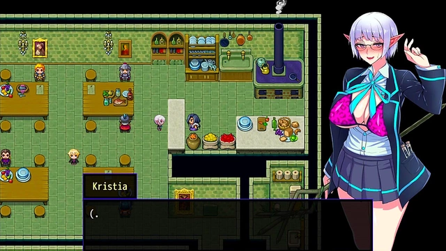 Secret Night Pleasure Busty Anime Babe Gets Caught Masturbating by Stranger