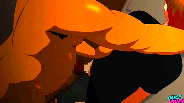 Summertime Saga Anime Busty Debbie Gives Blowjob in Car for Big Cock