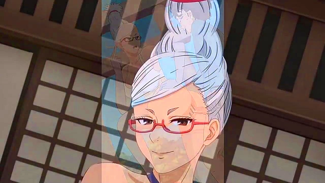 Big-Titted Anime Babe Gives Steamy Paizuri Handjob for Hardcore Game Fun Sex Scene