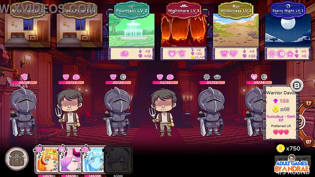 Sexy 3D Anime Stripper cheats in Hot Lingerie for Big Cock Blowjob