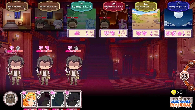 Sexy 3D Anime Stripper cheats in Hot Lingerie for Big Cock Blowjob