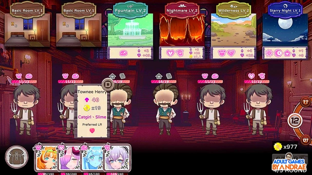 Sexy 3D Anime Stripper cheats in Hot Lingerie for Big Cock Blowjob