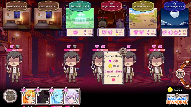 Sexy 3D Anime Stripper cheats in Hot Lingerie for Big Cock Blowjob