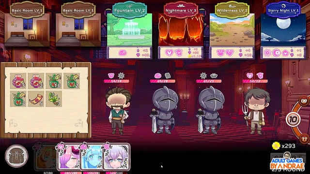 Sexy 3D Anime Stripper cheats in Hot Lingerie for Big Cock Blowjob