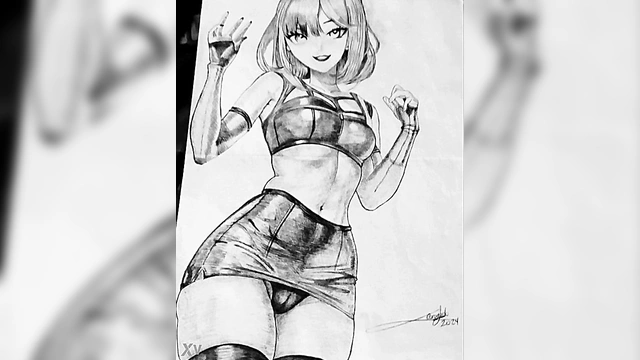 Sexy Raven Teen Sucks Big Dick Then Rides It Hard for Massive Anime CumShot Fill