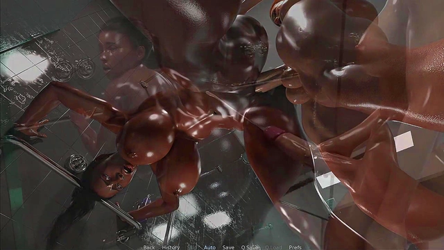 Lucky Guy Fucks Maxy Hard In Shower For Hot 3D Hentai Orgasm