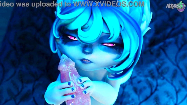 White Queen Seduces BBC in Dark Alley for Hardcore Anime Orgasm