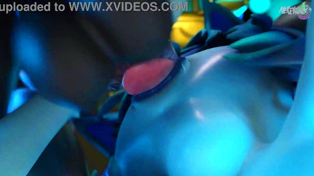 White Queen Seduces BBC in Dark Alley for Hardcore Anime Orgasm