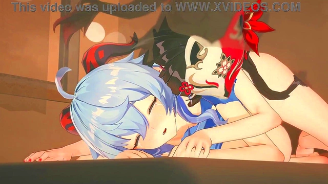 Futa Anime Babe Gets Anal Pounded by Huge Dicks for Orgasmic Cumsession