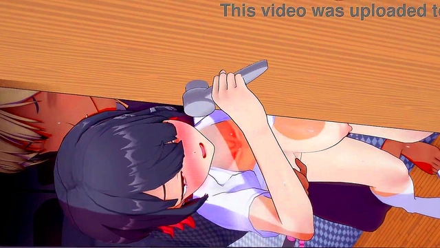 Busty Anime Goddess Shows Off Her Jiggly Tits In Ecchi Game