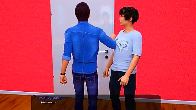 Nerd's First-Time Sex Adventure With Hot University Girl in Sims Style 3D Porn