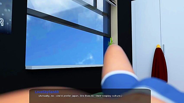 Nerd's First-Time Sex Adventure With Hot University Girl in Sims Style 3D Porn
