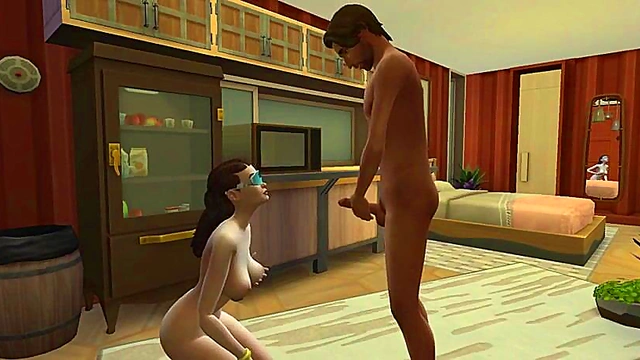 Cute Anime Slut Cheats In Lingerie With Big Black Dick For Orgasmic Creampie