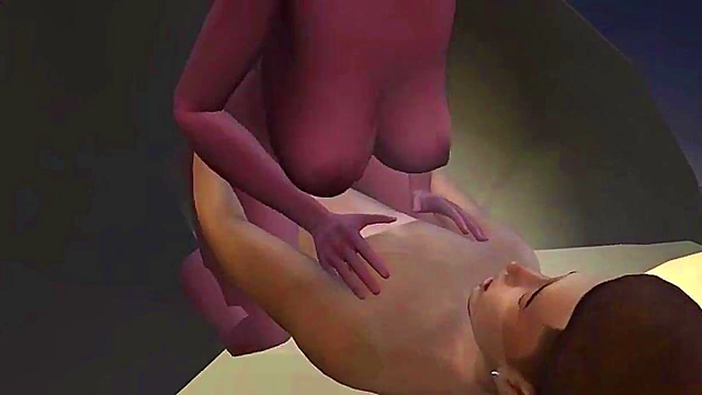 Cute Anime Slut Cheats In Lingerie With Big Black Dick For Orgasmic Creampie