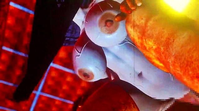 Tiny Robot's Erotic Self-Pleasure Session Seductive Anime Fantasy Masturbation